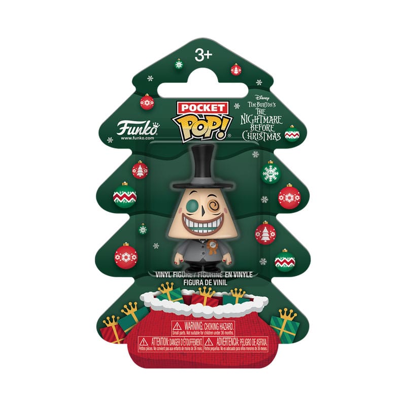 Nightmare before Christmas Holiday 2025 Pocket POP! Vinyl Keychains Mayor Tree Holiday Box 4 cm P039567