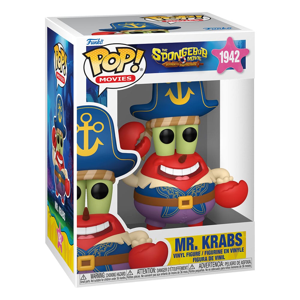 SpongeBob SquarePants POP! Vinyl Figure Mr. Krabs (Pirate) 9 cm P065332