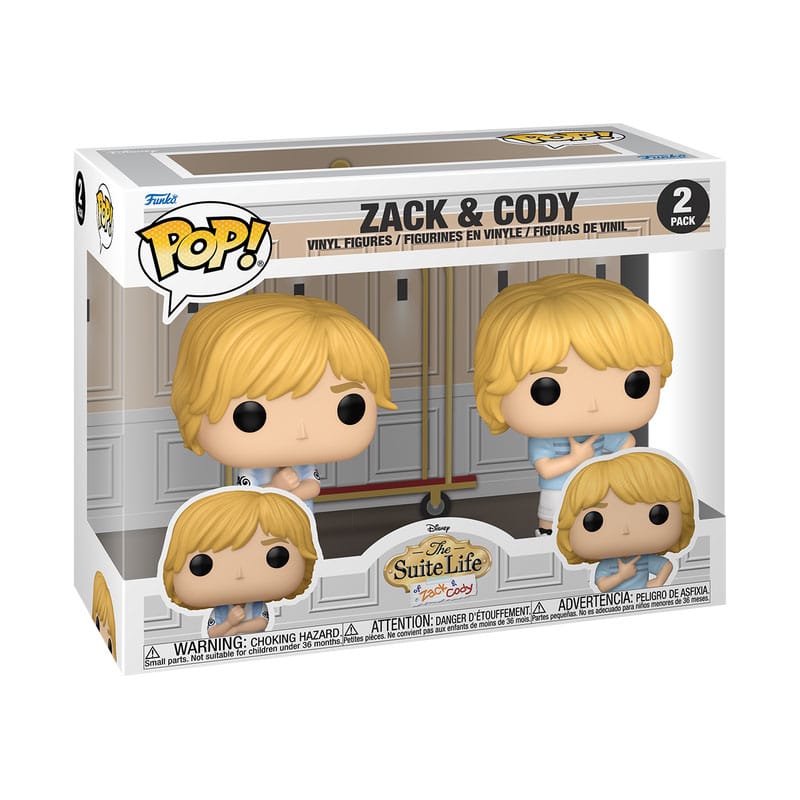 SUITE LIFE OF ZACK & CODY POP! TELEVISION VINYL FIGURES 2-PACK ZACK & CODY 9 CM P039699