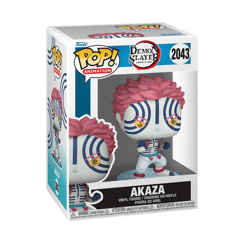 DEMON SLAYER: KIMETSU NO YAIBA POP! ANIMATION VINYL FIGURE AKAZA 9 CM