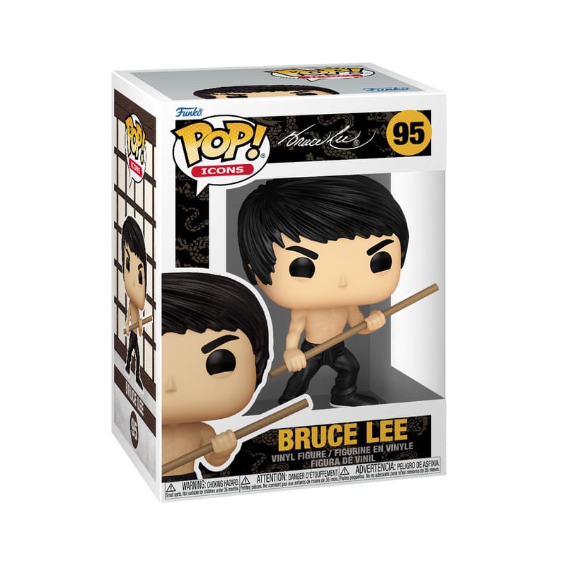 BRUCE LEE POP! ICONS VINYL FIGURE BRUCE LEE(DYNAMIC) 9 CM