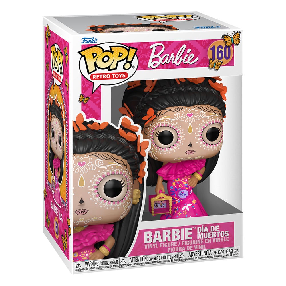 BARBIE POP! RETRO TOYS VINYL FIGURE BARBIE DIA DE LOS MUERTOS 9 CM P039851