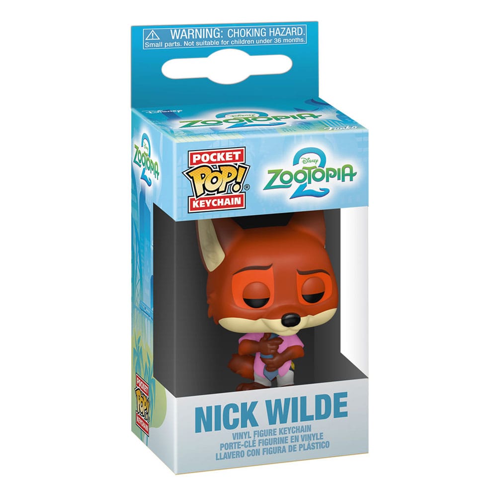 Zootopia 2 Pocket POP! Vinyl Keychains 4 cm Nick Wilde Display (12) P065011