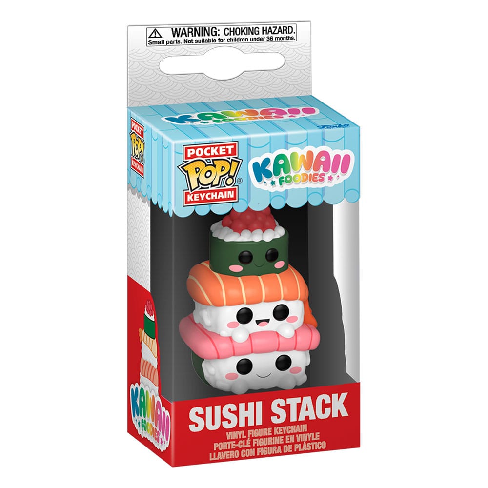 Kawaii Foodies Pocket POP! Vinyl Keychains 4 cm Sushi Stack Display (12) P069279