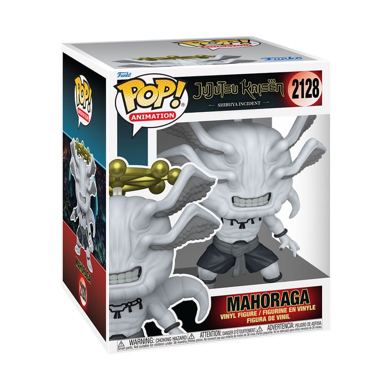 JUJUTSU KAISEN SUPER SIZED POP! MARVEL VINYL FIGURE MAHORAGA 15 CM