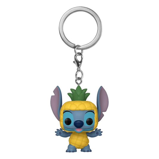 Lilo & Stitch Pocket POP! Vinyl Keychains 4 cm Stitch as Pineapple Display (12) P039994
