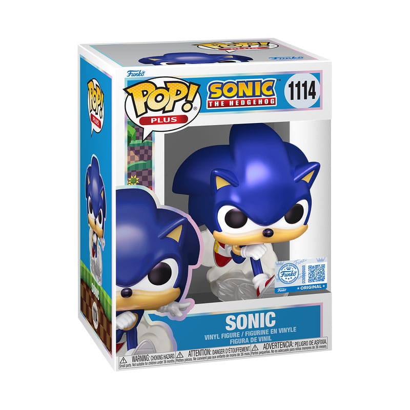 SONIC - THE HEDGEHOG POP! PLUS MOVIES VINYL FIGURES SONIC(PRL) 9 CM
