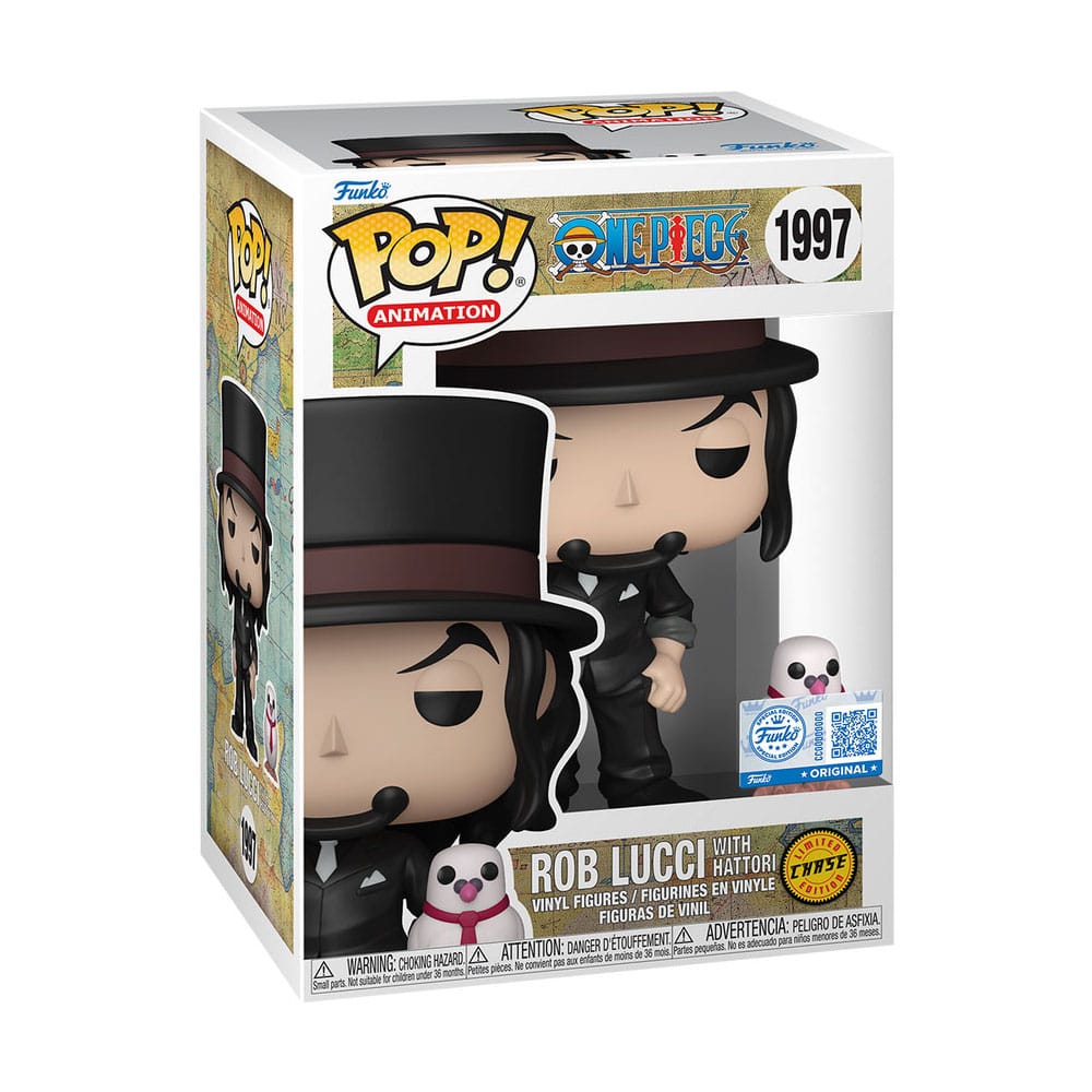 *heo Exclusive Edition* One Piece POP!&Buddy Animation Vinyl Figures Rob Lucci with Hattori w/Chase 10 cm Assortment (6)
