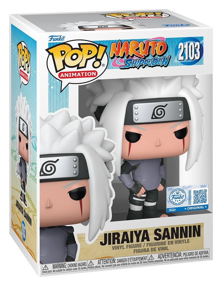 Naruto Shippuden POP! Animation Vinyl Figure Jiraiya Sannin 9 cm P071116