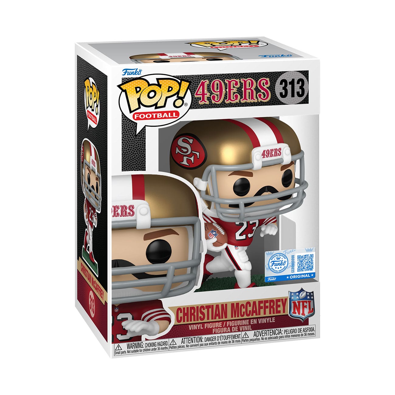 NFL: Legends POP! Sports Vinyl Figure 49ers- Christian McCaffrey (TB) 9 cm P067658