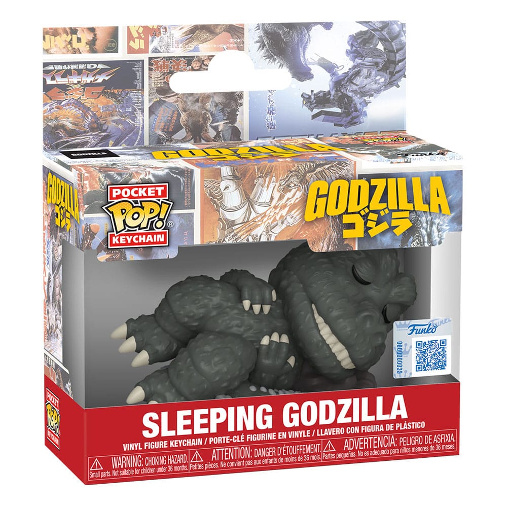 Godzilla Pocket POP! Vinyl Keychains 4 cm Sleeping Godzilla Display (12) P040096