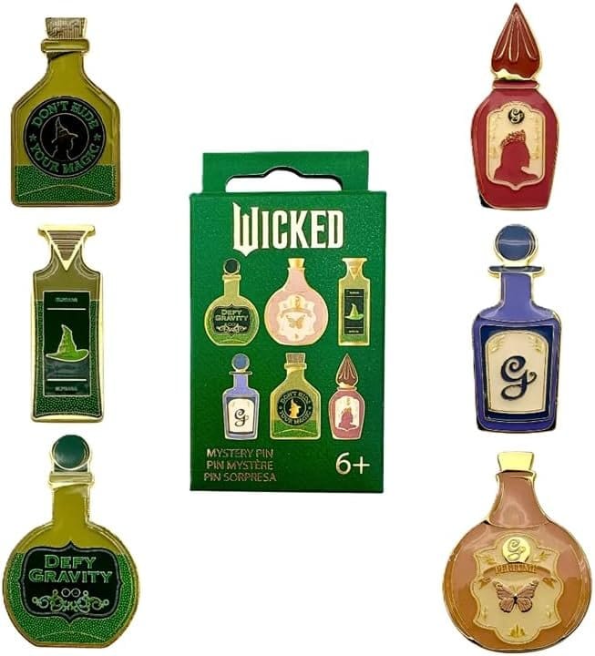 Wicked Enamel Pins Potion Bottles Blind Display (18) P071207