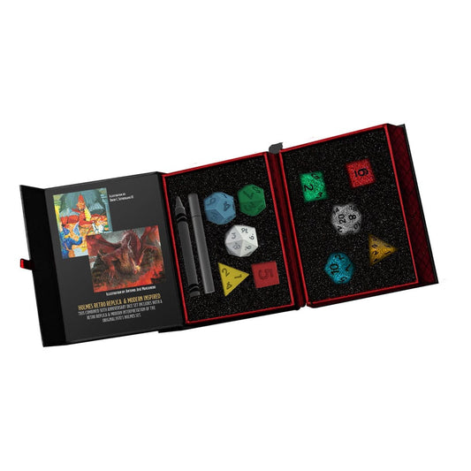 Dungeons & Dragons Dice Set 50th Anniversary: Then & Now (Holmes Retro Replica & Modern Holmes Inspired) P040278