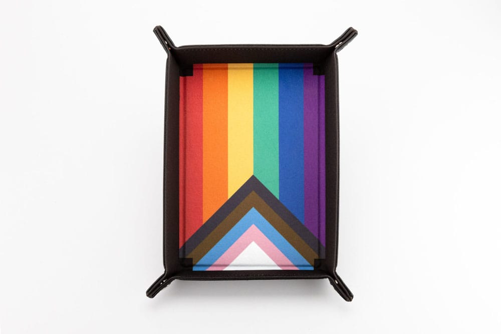FanRoll Folding Dice Tray Pride Rainbow Flag P040304