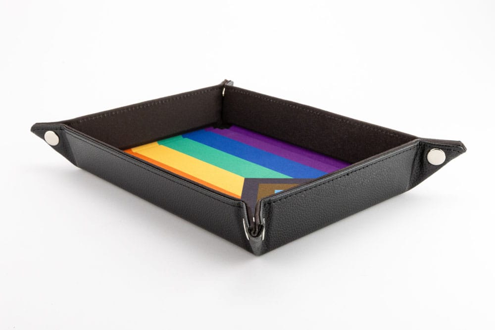FanRoll Folding Dice Tray Pride Rainbow Flag P040304