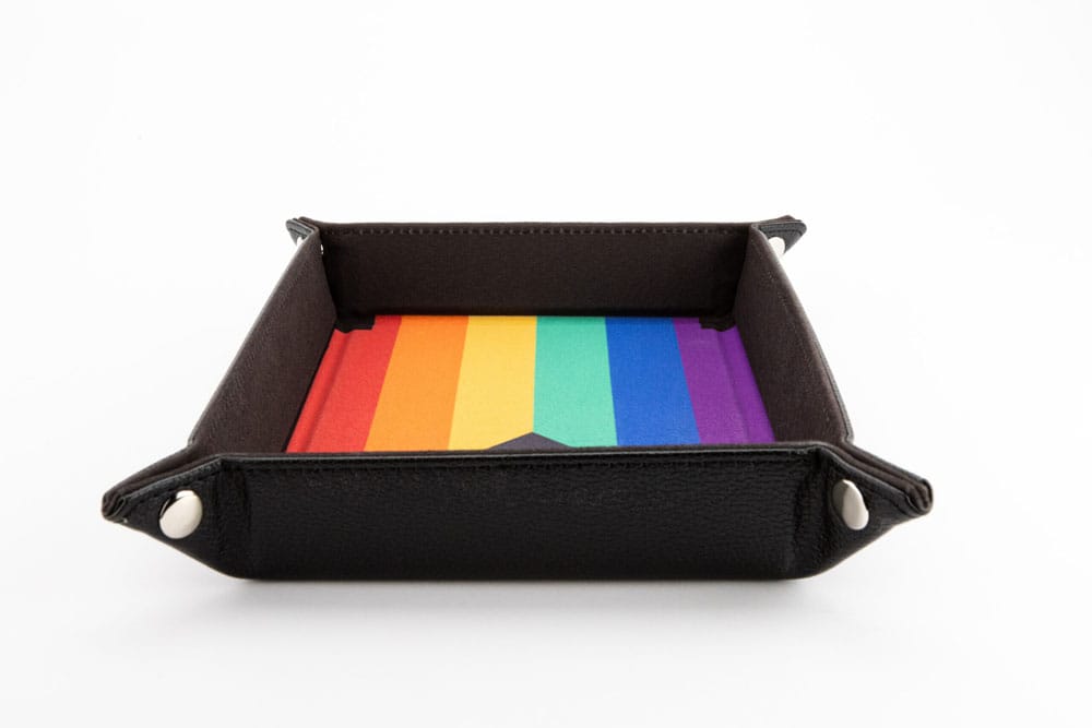 FanRoll Folding Dice Tray Pride Rainbow Flag P040304