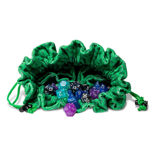 Dragon Storm Dice bag with compartments Green Dragon Scales P040344