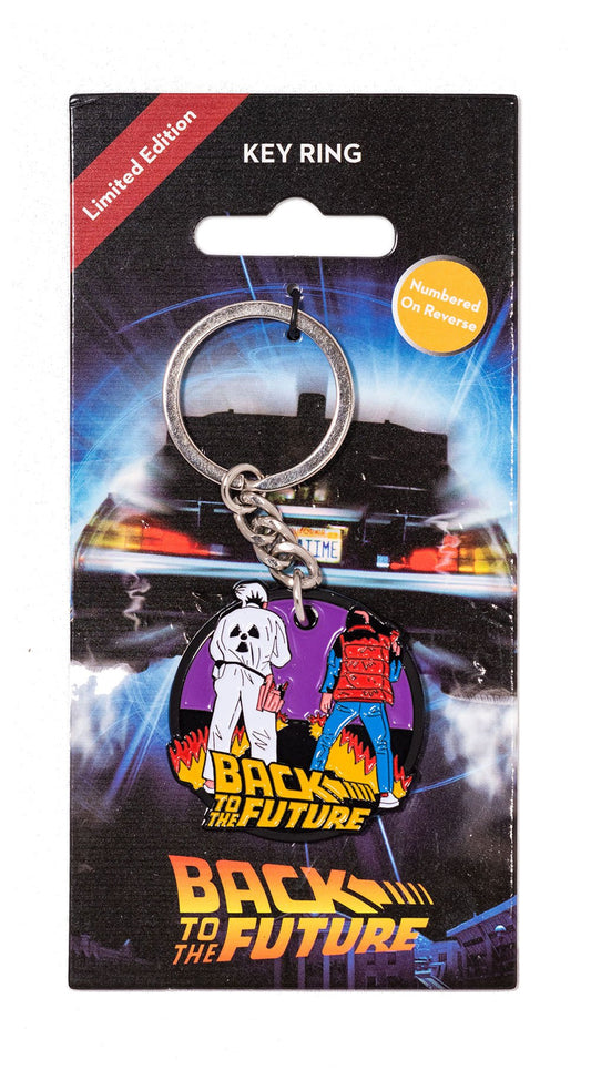 Back to the Future Metal Keychain Marty & Doc P040394
