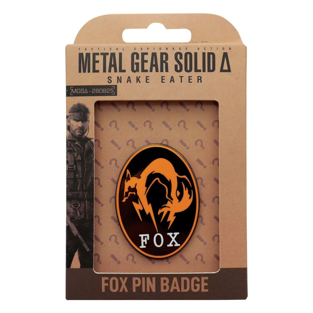 Metal Gear Solid Delta Pin Badge Fox Limited Edition P040520