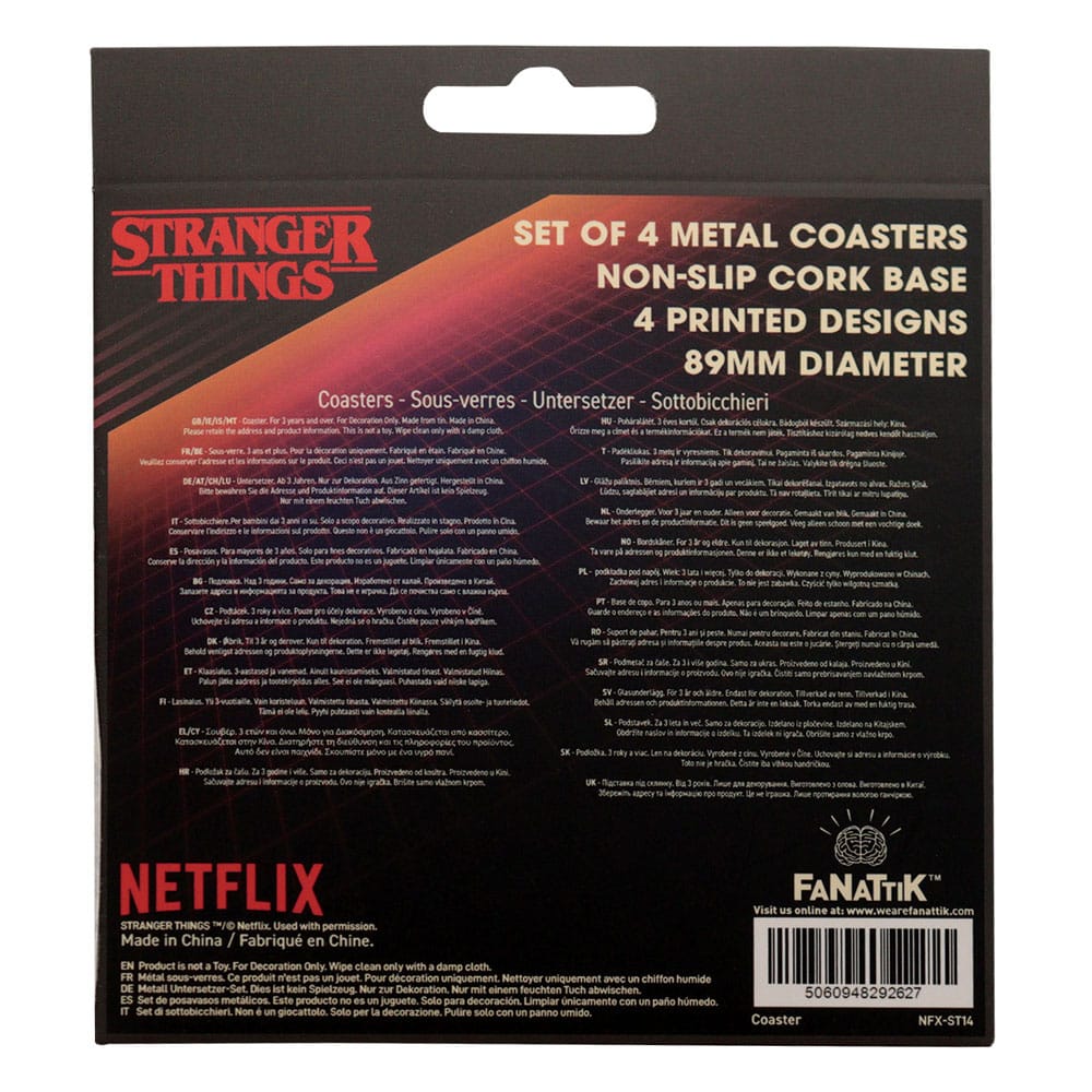 Stranger Things Coaster 4-Pack P040577