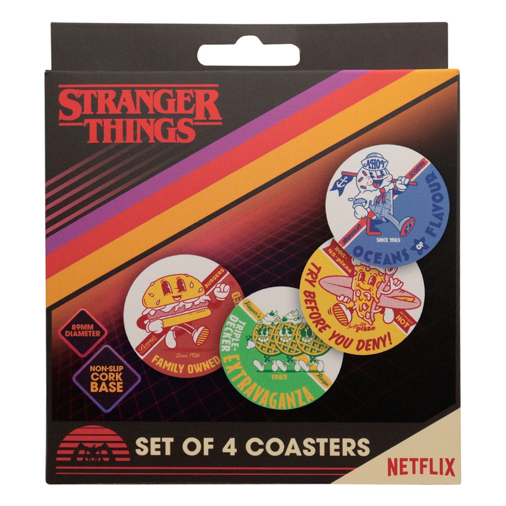 Stranger Things Coaster 4-Pack P040577