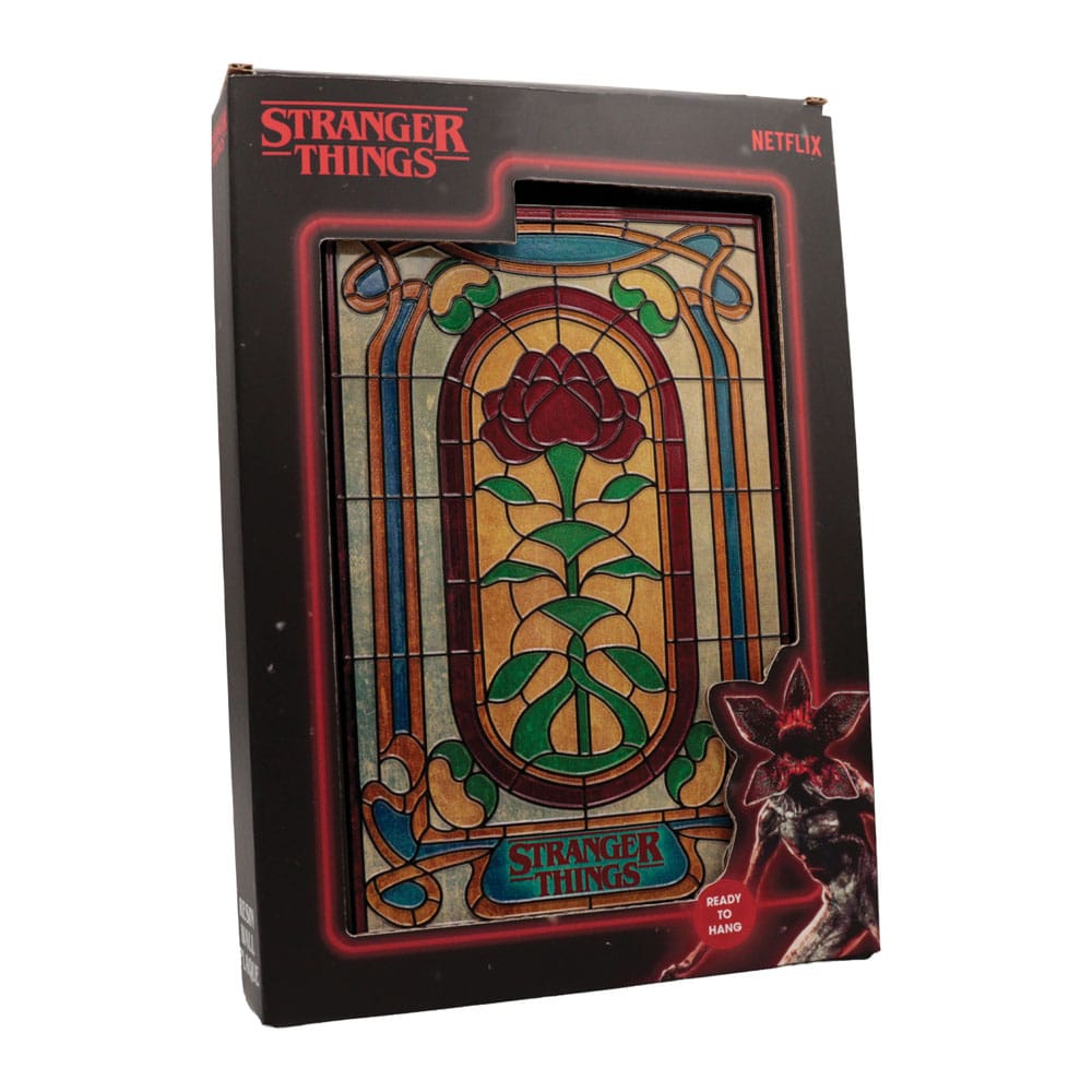 Stranger Things Resin Plaque Creel House Stained Glass Window P066833