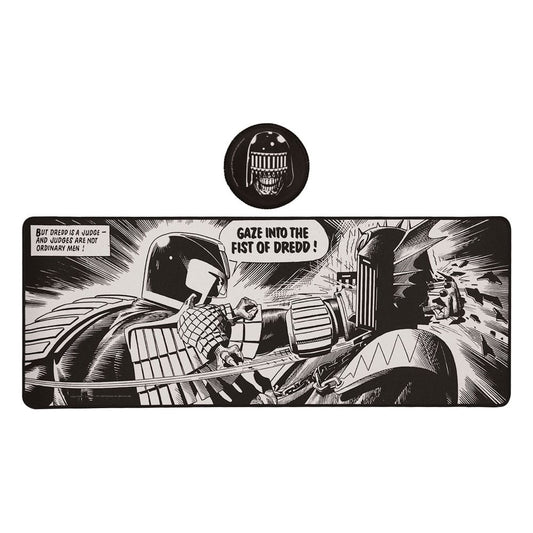 2000 AD Desk Pad & Coaster Set Judge Dredd P040591