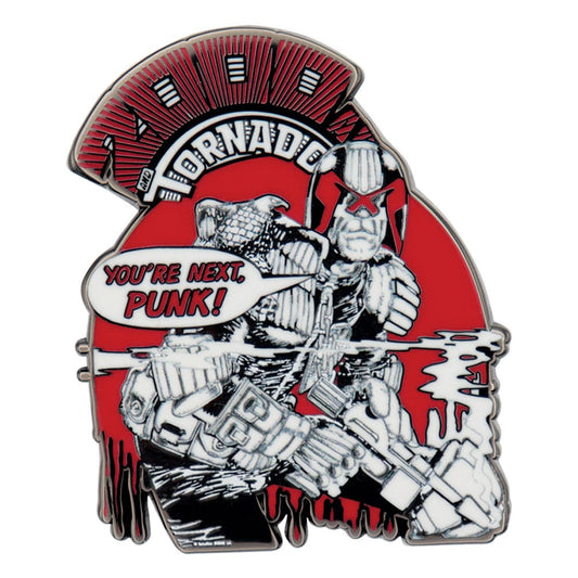 2000 AD Pin Badge Judge Dredd You're Next Punk Limited Edition P040593