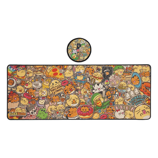 Fuzzballs Desk Pad & Coaster Set P040602