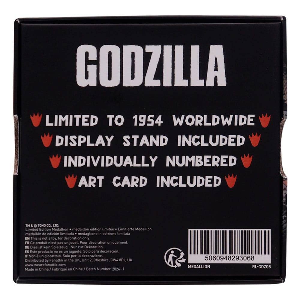 Godzilla Medallion 70th Anniversary Limited Edition P040609