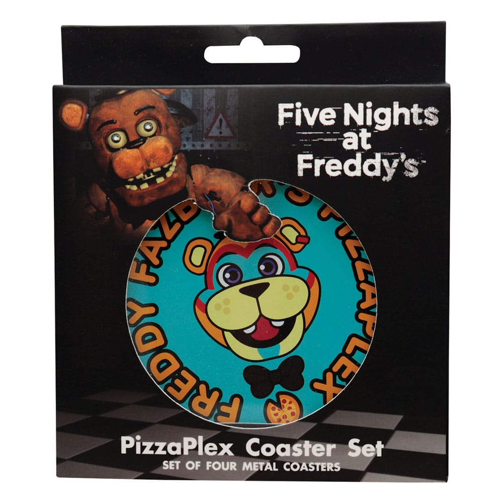 Five Nights at Freddy's Coaster 4-Pack Printed Drinks P040618