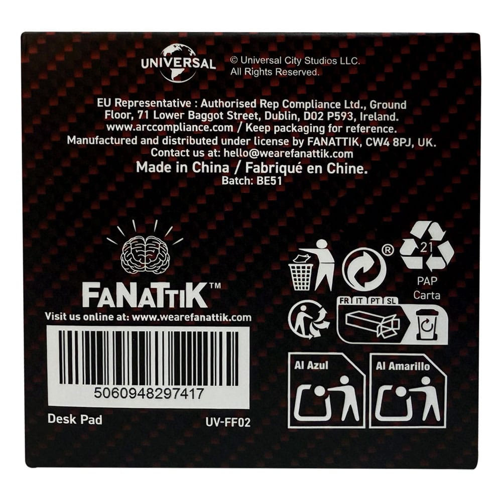Fast & Furious Desk Pad & Coaster Set P040656