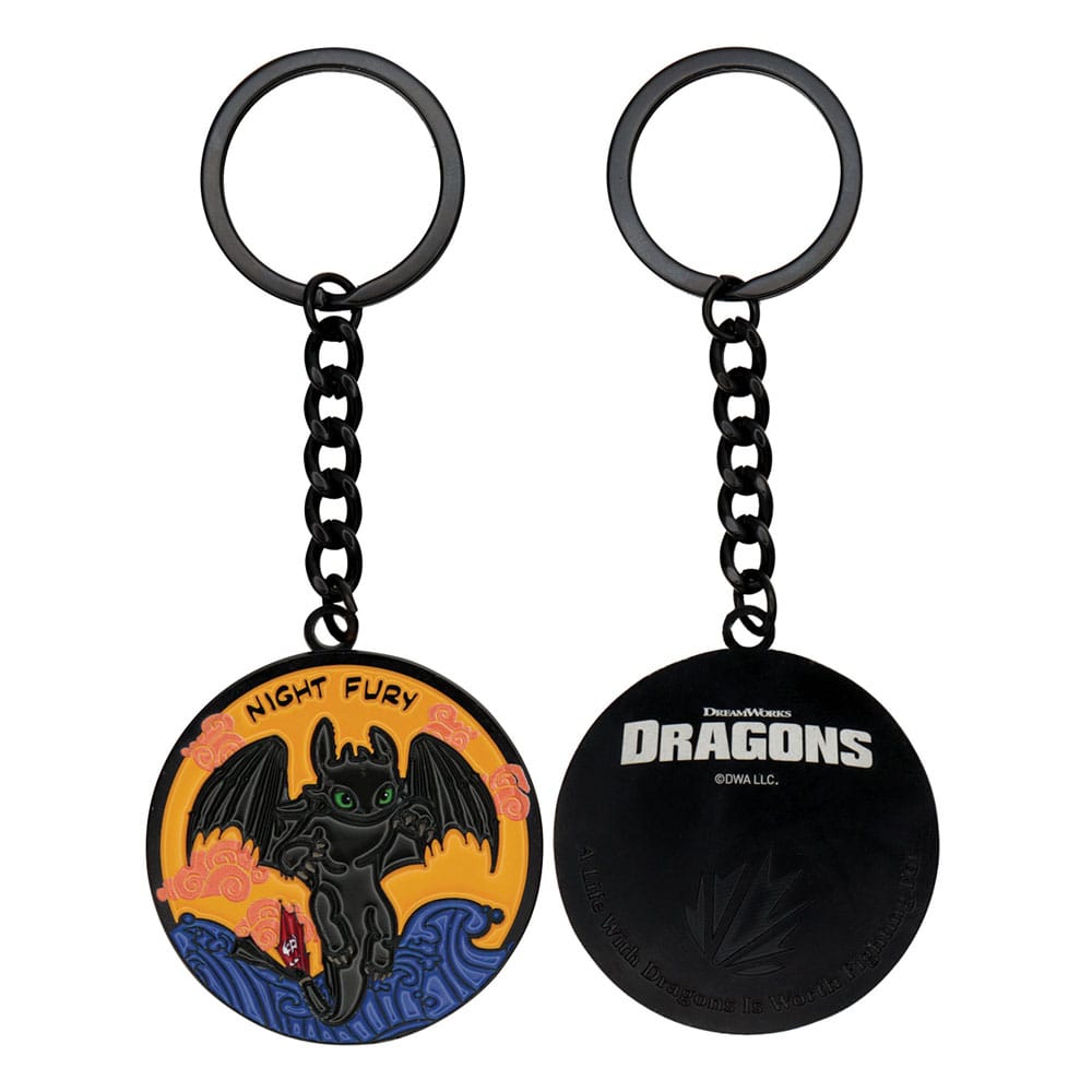 How to Train Your Dragon Keychain Night Fury Limited Edition P040666