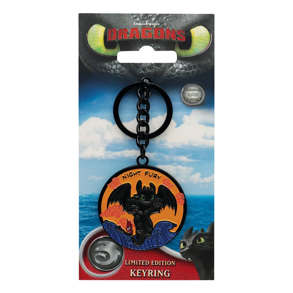 How to Train Your Dragon Keychain Night Fury Limited Edition P040666