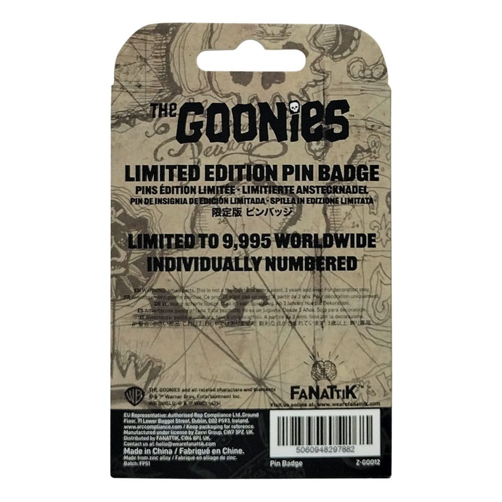 The Goonies Pin Badge 40th Anniversary Never Say Die