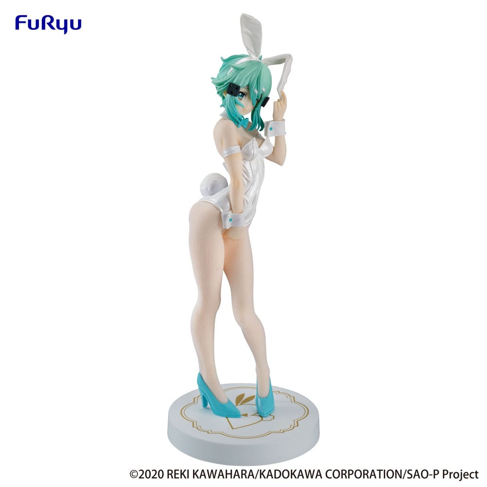 SWORD ART ONLINE BICUTE BUNNIES PVC STATUE SINON WHITE PEARL VER. 28 CM