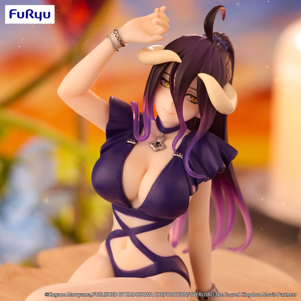 Overlord Noodle Stopper PVC Statue Albedo Swimsuit Dark Purple Color Ver. 16 cm P041216