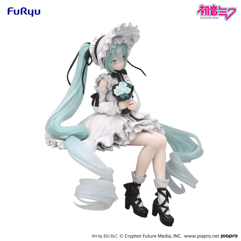 Hatsune Miku Noodle Stopper PVC Statue Vintage Doll Style 15 cm P041284