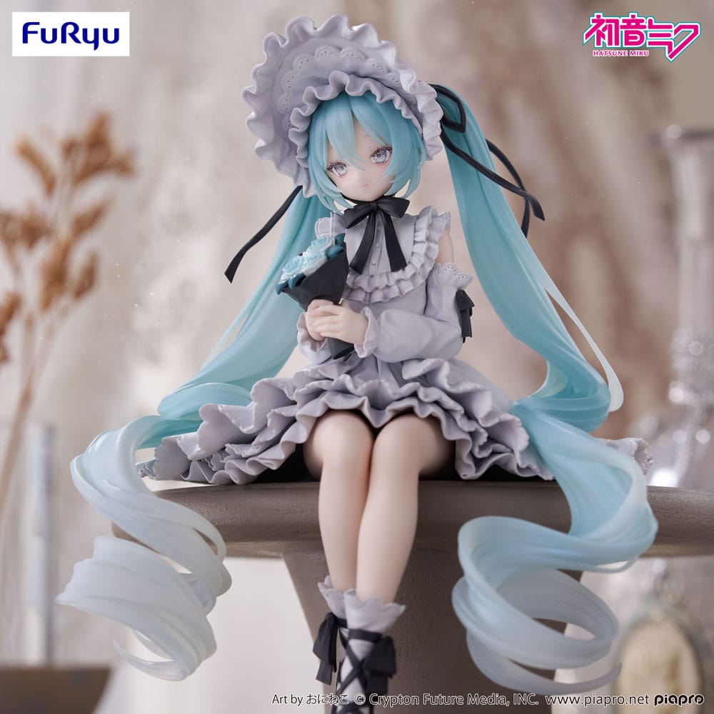Hatsune Miku Noodle Stopper PVC Statue Vintage Doll Style 15 cm P041284