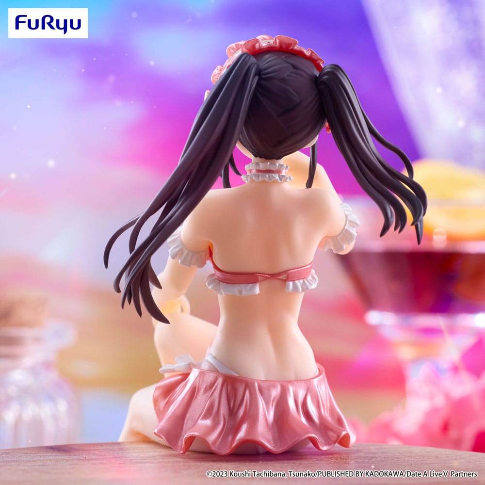 Date A Live V Noodle Stopper PVC Statue Kurumi Tokisaki Swimsuit Pastel Red Color Ver. 15 cm P041297