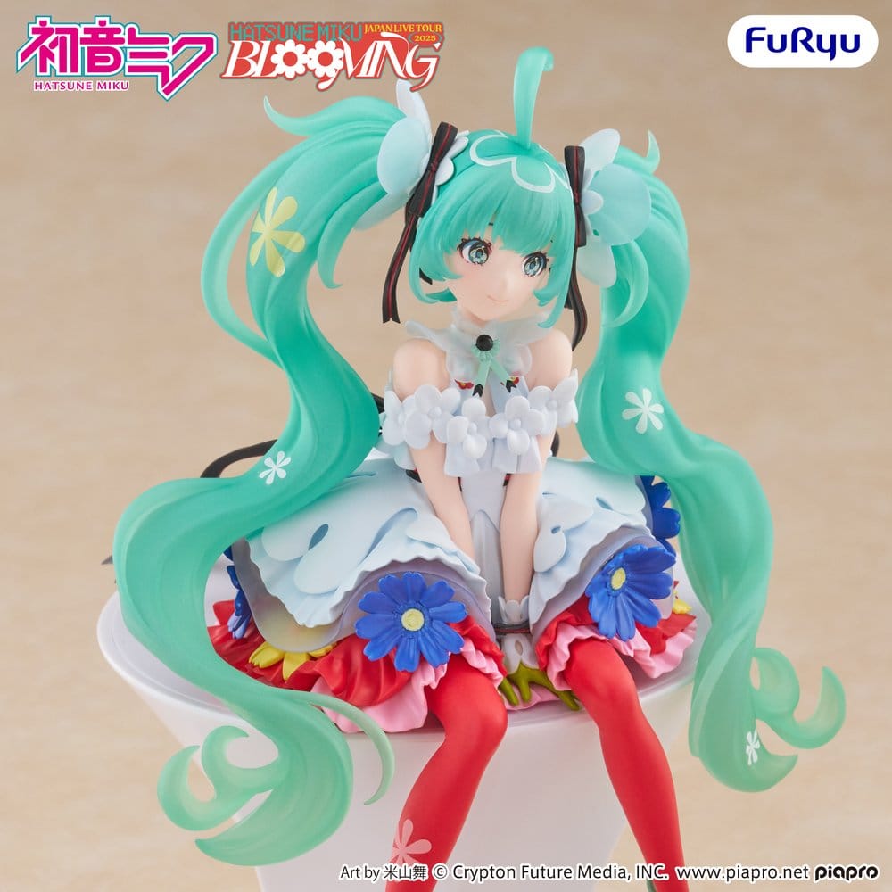 Hatsune Miku Noodle Stopper PVC Statue Hatsune Miku Japan Live Tour 2025 Blooming 14 cm P072290