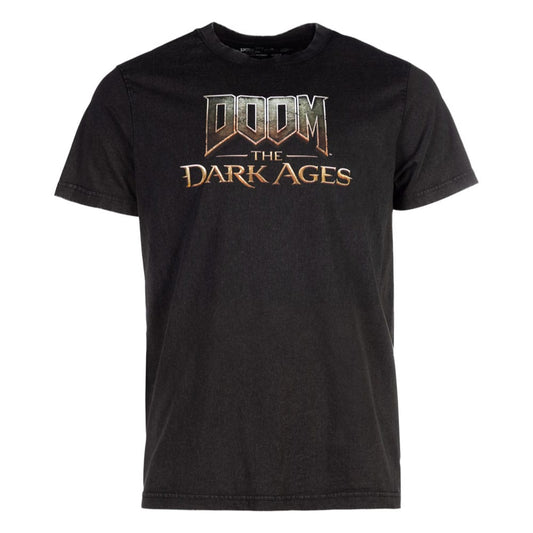 Doom The Dark Ages T-Shirt Logo Washed Out Size S P041529