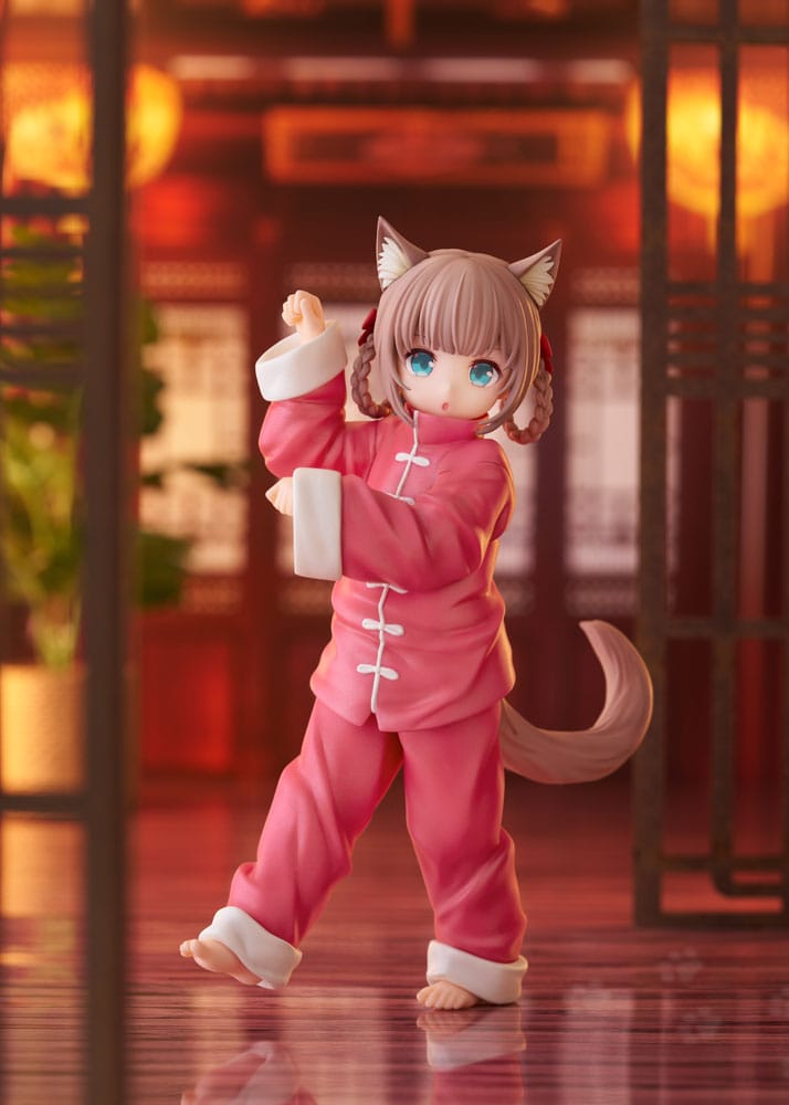 My Cat Is a Kawaii Girl Palette Dress-Up Collection Statue Kinako Nyang fu Ver. 15 cm P041673
