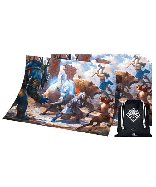 The Witcher III: Wild Hunt Gaming Puzzle Geralt & Triss in Battle (1000 pieces) P041712
