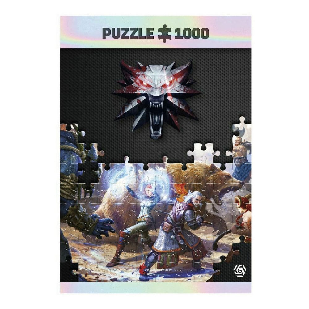 The Witcher III: Wild Hunt Gaming Puzzle Geralt & Triss in Battle (1000 pieces) P041712