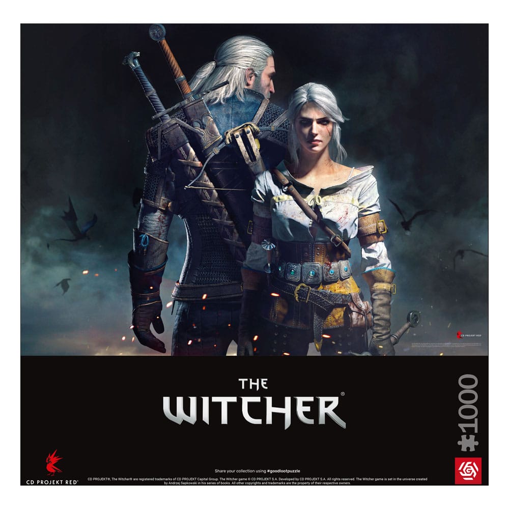 The Witcher Gaming Puzzle Geralt & Ciri (1000 pieces) P041716