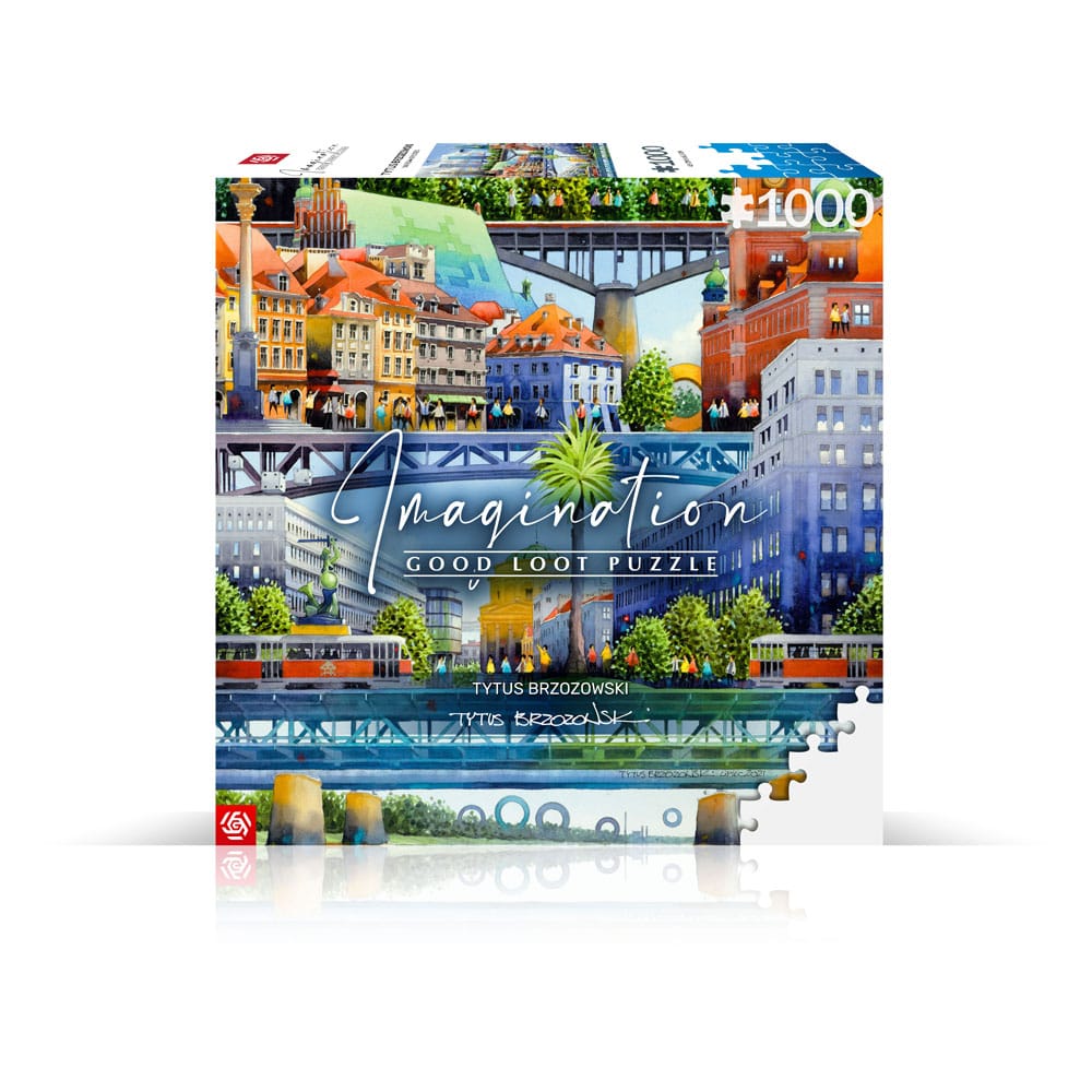 Tytus Brzozowski Imagination Puzzle Warsaw Bridges (1000 pieces) P041724