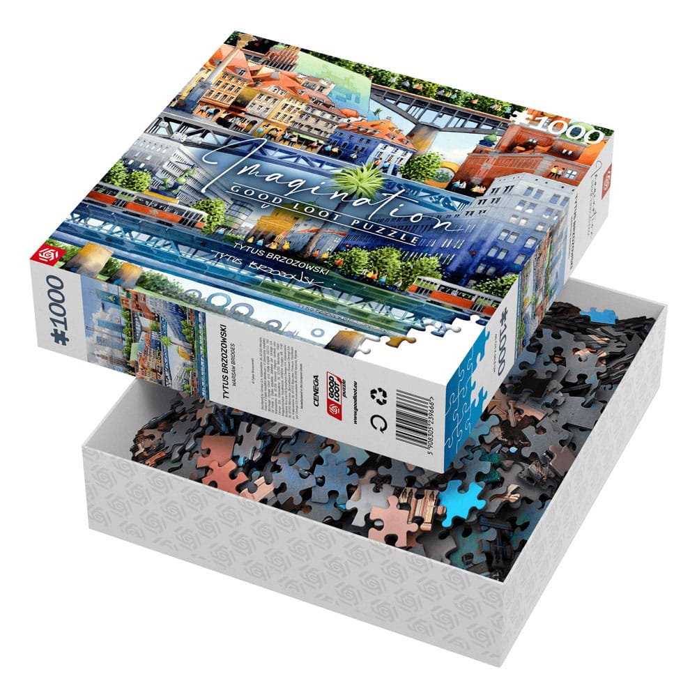 Tytus Brzozowski Imagination Puzzle Warsaw Bridges (1000 pieces) P041724