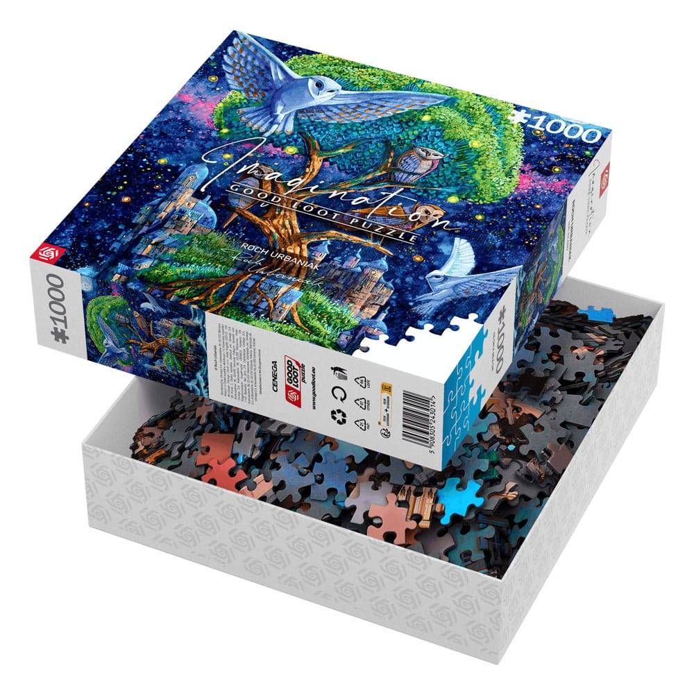 Roch Urbaniak Imagination Puzzle Owl Island / Wyspa Sów (1000 pieces) P041744