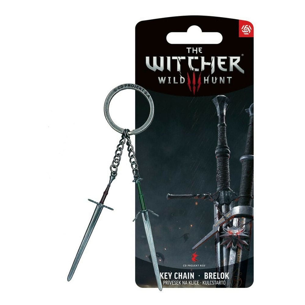 The Witcher III: Wild Hunt Keychain Geralt Two Swords P064860